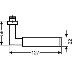 Karcher Türdrücker-Rosetten-Garnitur ER31Q Tasmania quadratisch Edelstahl matt