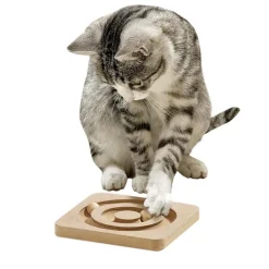 Karlie Kitty Brain Train Roundabout - Intelligenzspielzeug für Katzen