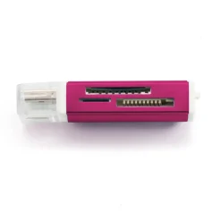 Kartenlesegerät USB Kartenleser schwarz blau oder rot | bis 64 GB