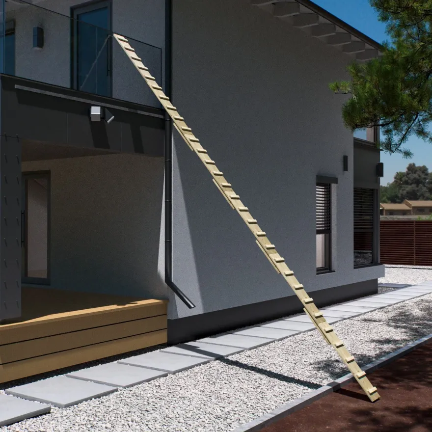 Katzenleiter Katzentreppe Katzenstufe für Balkon Treppe 3,6m mit Schraubhaken 9785