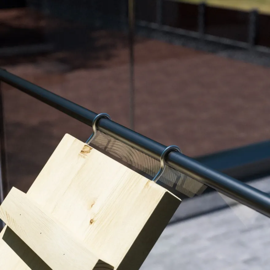 Katzenleiter Katzentreppe Katzenstufe für Balkon Treppe 3,6m mit Schraubhaken 9785
