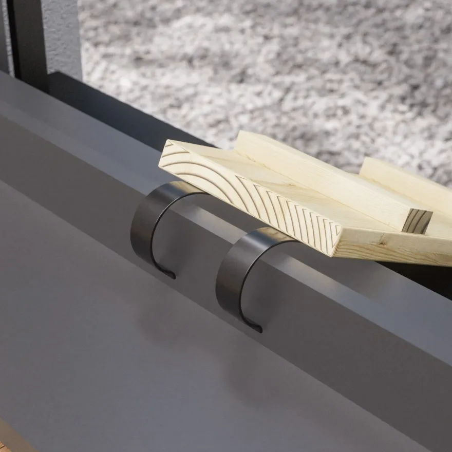 Katzenleiter Katzentreppe Katzenstufe für Balkon Treppe 4m mit Metallhaken 9753