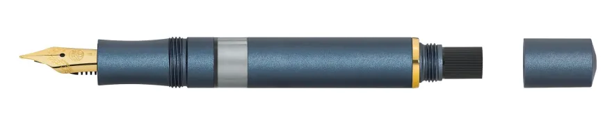 Kaweco Piston SPORT AL Kolbenfüllhalter Navy/Gold | Starter Set