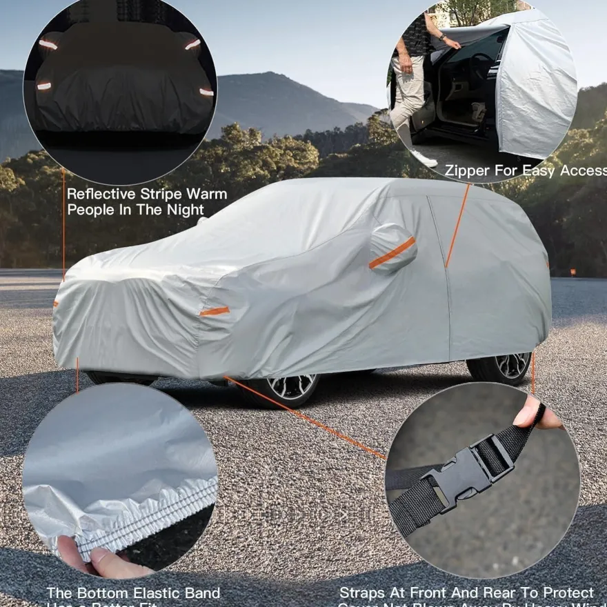 Kayme Autoplane Wasserdicht Atmungsaktiv für Dacia Sandero/Renault Sandero