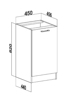 Küche Küchenschrank Unterschrank Hängeschrank Küchenzeile Kühlschrank