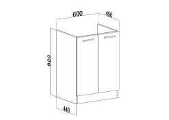 Küche Küchenschrank Unterschrank Hängeschrank Küchenzeile Kühlschrank