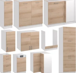 Küche Küchenschrank Unterschrank Hängeschrank Küchenzeile Kühlschrank