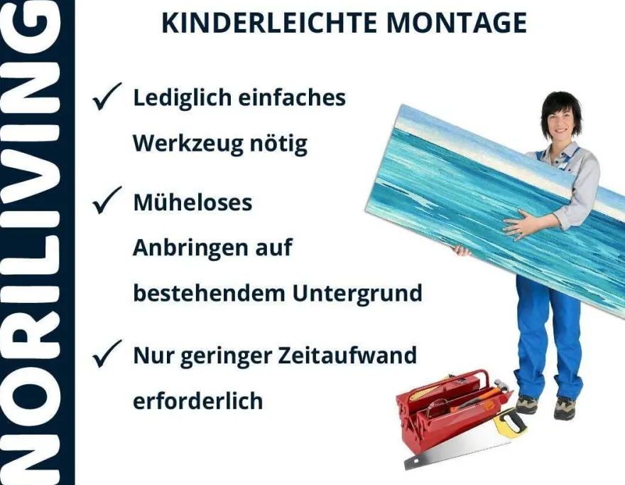 Küchenrückwand Aluverbund Spritzschutz Fliesenspiegel bis 300cm Aquarell 263