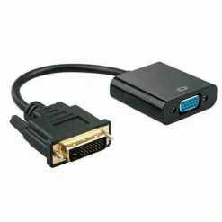 K30 DVI auf VGA Adapter 24 + 1 Pin DVI-D Stecker auf VGA Buchse Konverter 1080P 23cm