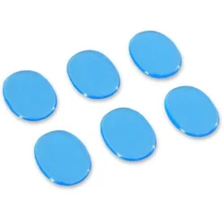 keepdrum Dämpfer Pads für Felle Blau 6 Stück