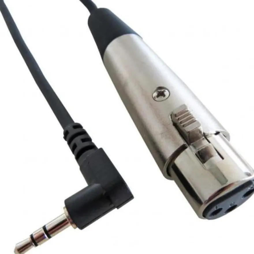 keepdrum MC-025XJ Audio-Kabel 0,3m XLR- TRS 3,5mm