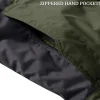 Kefitevd Herren Winterjacke Wasserdicht Warm Gefüttert Skijacke Outdoor