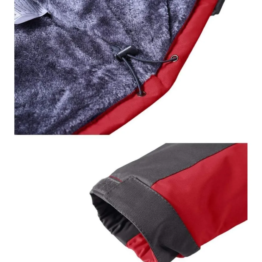 Kefitevd Herren Winterjacke Wasserdicht Warm Gefüttert Skijacke Outdoor
