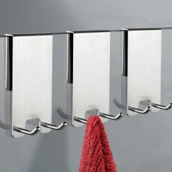 Kegii Bademantel-Handtuchhaken Duschhaken 3 Stück - Haken für Duschwand