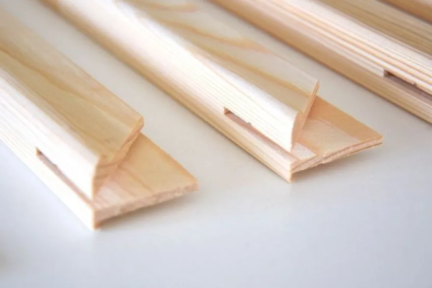 Keilrahmen Holzleisten Set 150 bis 100 cm ohne Leinwand
