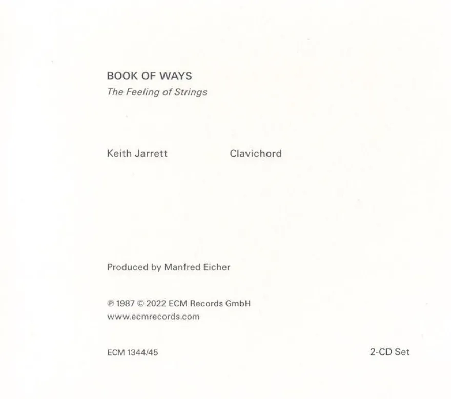 Keith Jarrett: Book Of Ways - Universal Music - (CD / B)