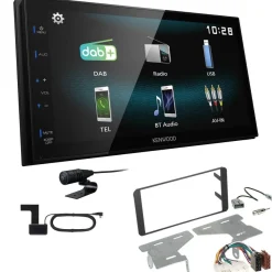 Kenwood Digital Autoradio DAB+ Bluetooth für Toyota GT 86 Coupe ab 2012 schwarz