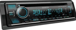 Kenwood 1-DIN Receiver Autoradio DAB+ CD Bluetooth für Fiat Brava 1995-2001