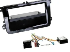Kenwood 1-DIN Receiver Radio Bluetooth für Seat Toledo IV piano black mit Canbus