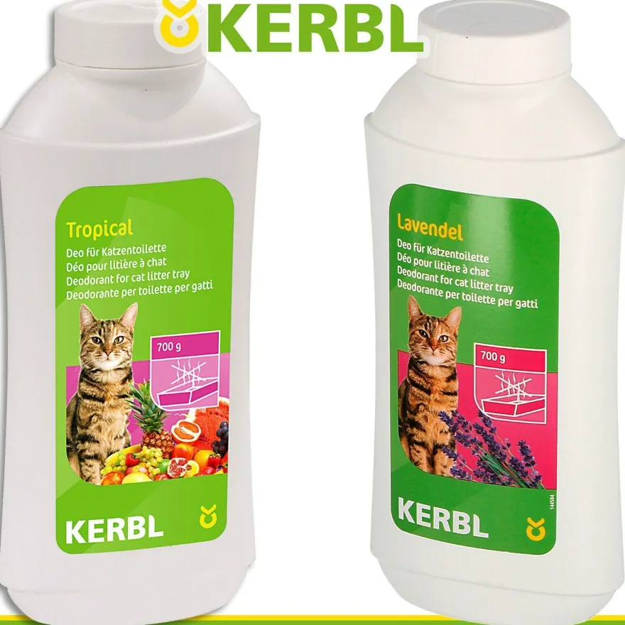 Kerbl Deo-Konzentrat für Katzentoilette Lavendel & Tropical Katzenstreu Duft