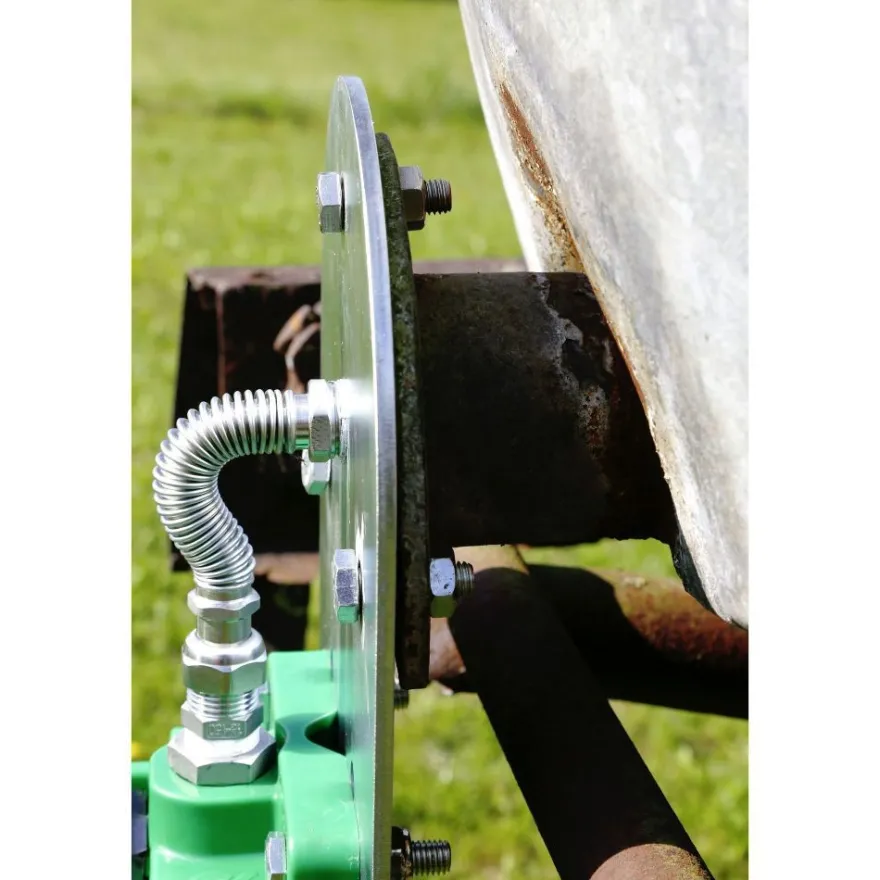 KERBL Tr?nkebecken Kunststoff KN50 mit Adapterplatte f?r Weidefassanbau