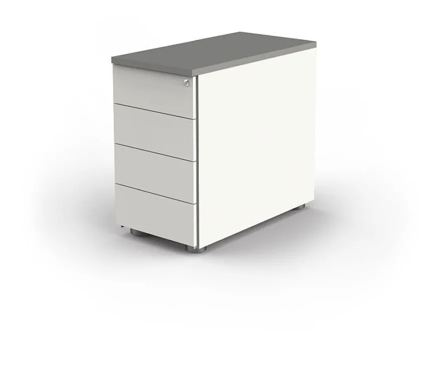 Kerkmann Büro Anstell-Container MOVE3 / MOVE2 (B)43x(T)80x(H)72-76 höheneinstellbar