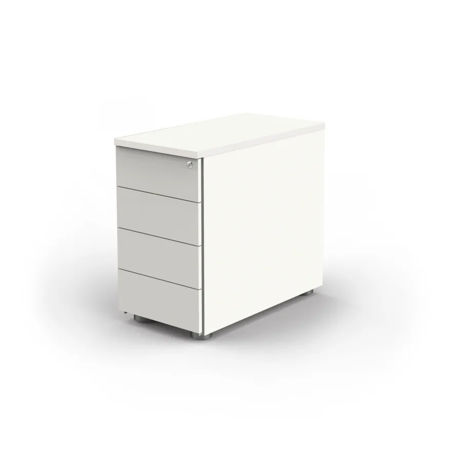 Kerkmann Büro Anstell-Container MOVE3 / MOVE2 (B)43x(T)80x(H)72-76 höheneinstellbar