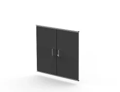 Kerkmann Büroschrank Regal Artline 2 OH 80x38x78 cm Chrom