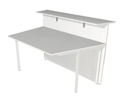 Kerkmann Design-Theke Theke Atlantis Glas 1-seitig schräg rechts (B)2410x(T)1700x(