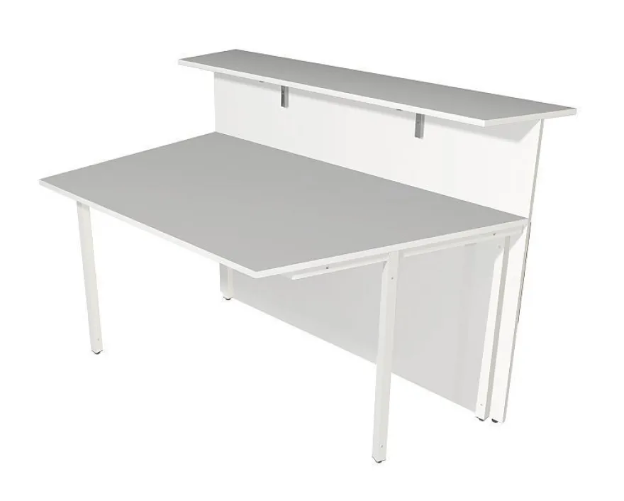 Kerkmann Design-Theke Theke Atlantis Glas 1-seitig schräg rechts (B)2410x(T)1700x(