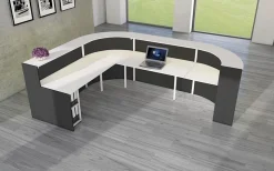 Kerkmann L-Theke für 1-2 Personen Bari (B)3350x(T)2350x(H)1120cm