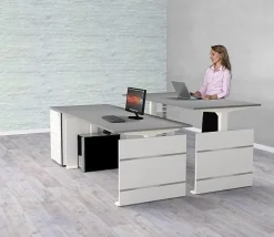 Kerkmann Move 3 Schreibtisch- Stehtisch 2000 x1000 mm elektrisch höhenverstellbar