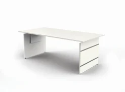 Kerkmann Schreibtisch Form 4 extragroß 200x100x68-76 cm Wangen-Gestell