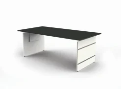 Kerkmann Schreibtisch Form 4 extragroß 200x100x68-76 cm Wangen-Gestell