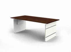 Kerkmann Schreibtisch Form 4 extragroß 200x100x68-76 cm Wangen-Gestell