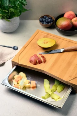 Kesper Schneidebrett mit Auffangschale (Gastro-Norm 1/2) 58356