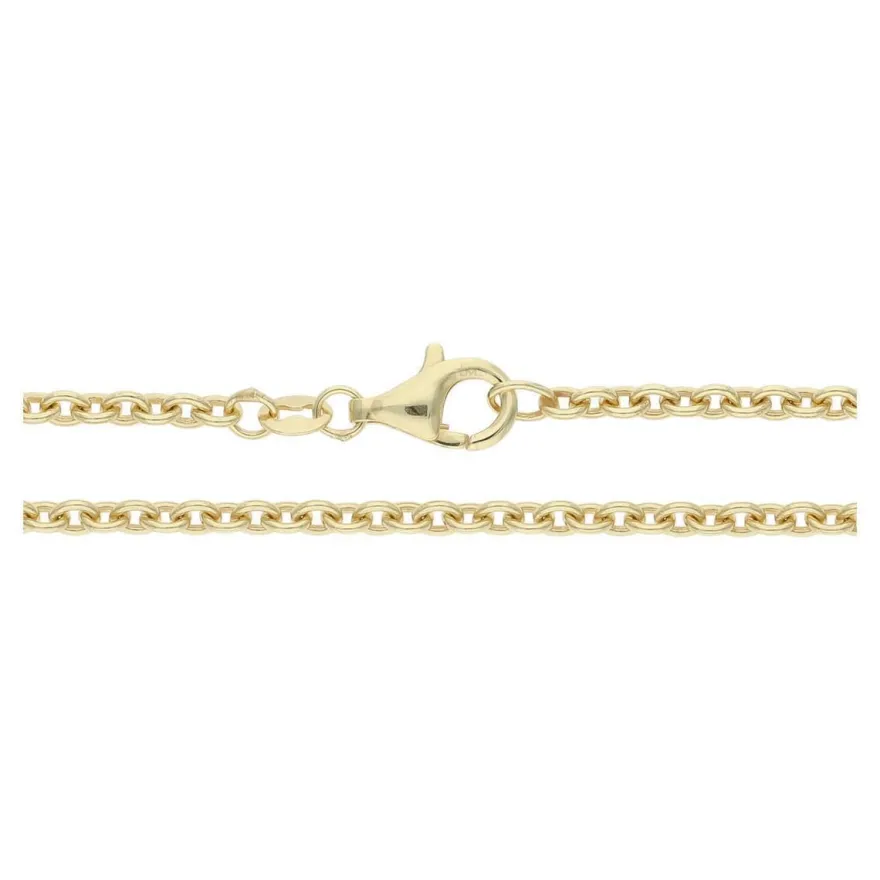 Kette für Anhänger Silber 925 Gold plattiert JL50-05-0082 JuwelmaLux