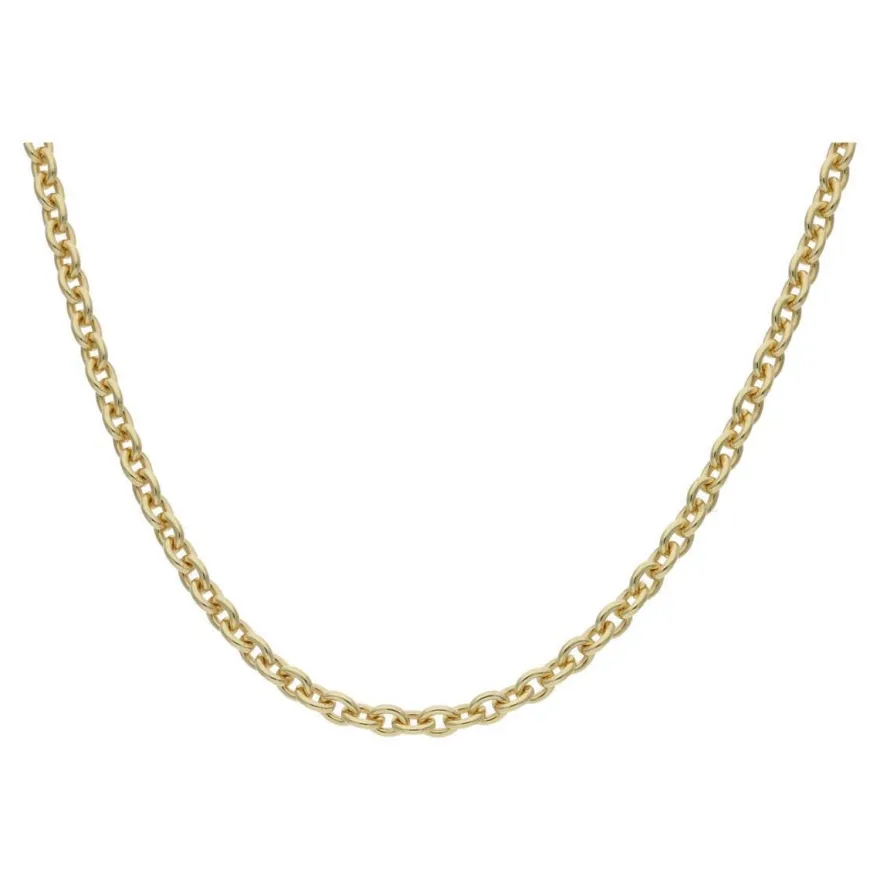 Kette für Anhänger Silber 925 Gold plattiert JL50-05-0082 JuwelmaLux