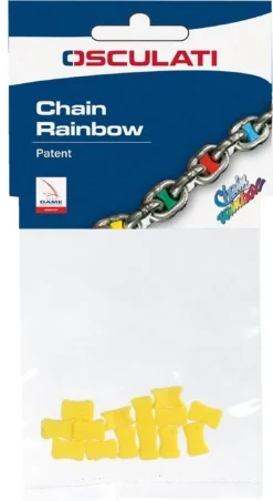 Kettenmarkierung Chain Rainbow gelb für 6 • 8 • 10 • 12mm Ankerkette