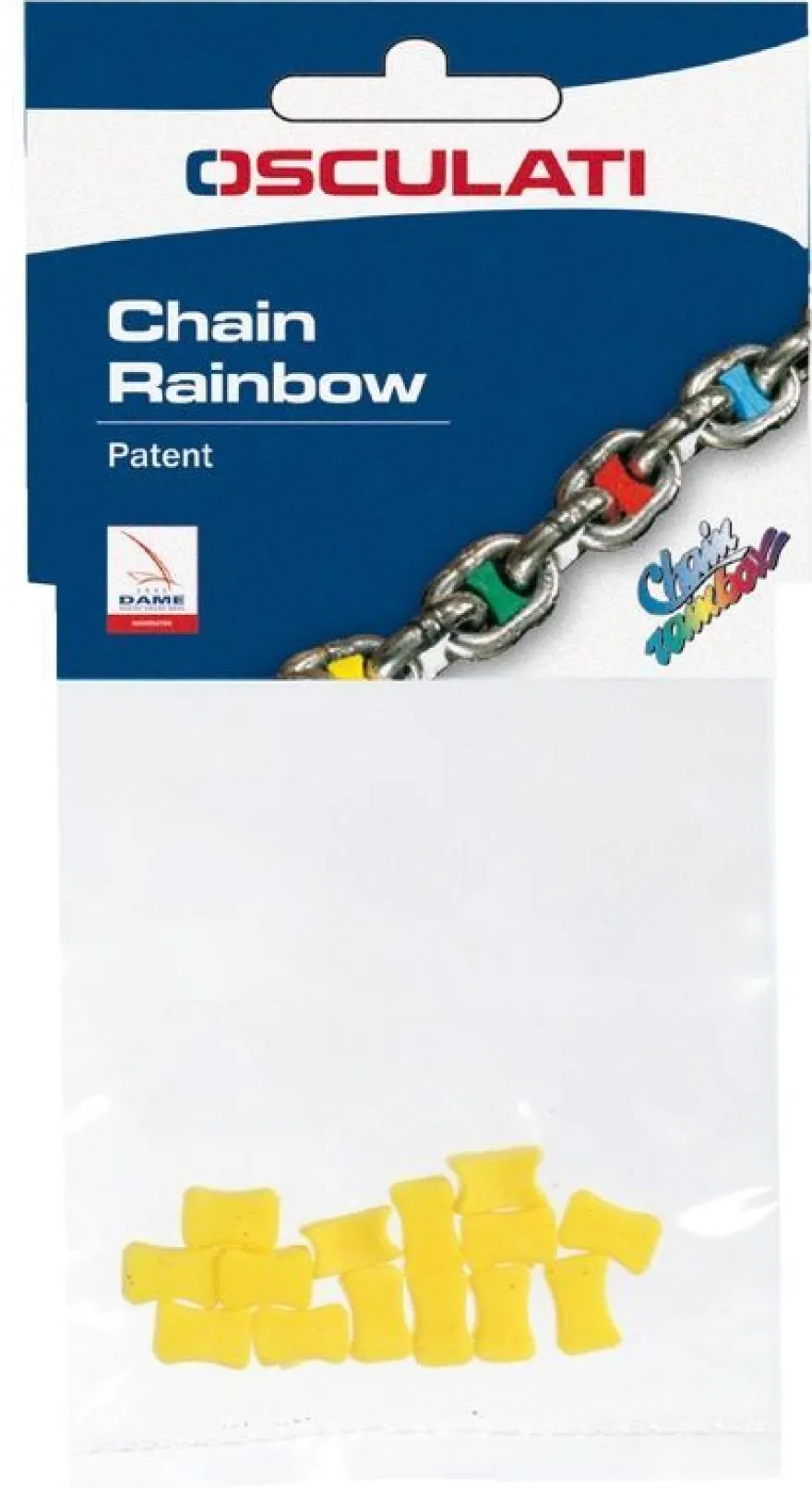 Kettenmarkierung Chain Rainbow gelb für 6 • 8 • 10 • 12mm Ankerkette