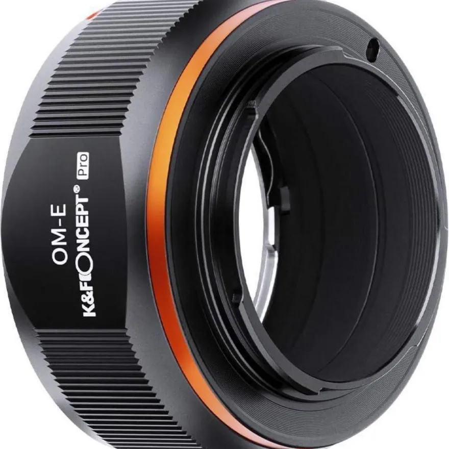 K&F Concept Adapterring für Olympus OM Objektive an Sony E Kameras (Manueller