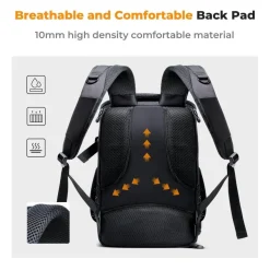 K&F Concept Kamerarucksack wasserdicht für Canon Nikon Sony Spiegelreflexkameras