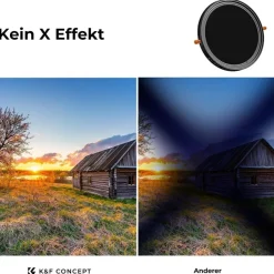 K&F Concept Nano-D Serie 62mm ND/CPL 2-in-1 Filter - Variable Graufilter