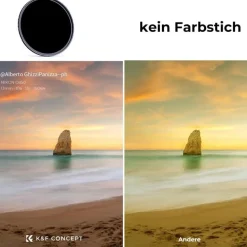 K&F Concept Nano-X 95mm ND1000 (10 Stop) Slim Neutral Graufilter für