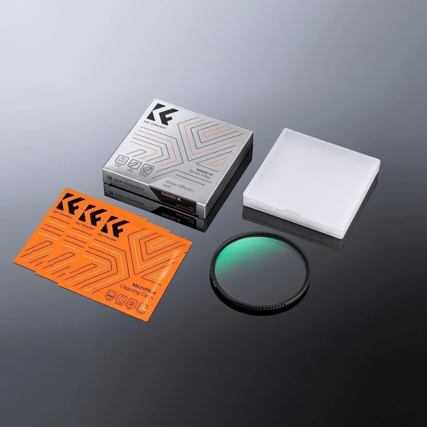 K&F Concept Nebel-Effekt Diffusionsfilter 72mm Mist Filter für Landschafts- und