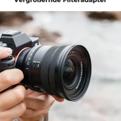 K&F Concept 2 Stück Step Up Ring Filter-Adapterring 52-58mm aus
