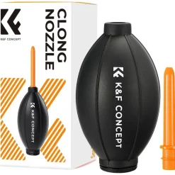 K&F Concept Weichgummi Blasebalg Reinigung mit Silikonspitze für Objektiv Kamera