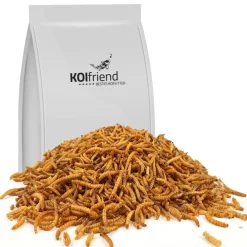 20 kg Mehlwürmer getrocknet - Koifutter, Fische, Nager, Vögel, Reptilien, Koi