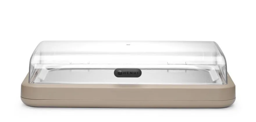 Kühldisplay UNIQ, HENDI, designed by Robert Bronwasser, GN 1/1, Beige, 593x389x(H)
