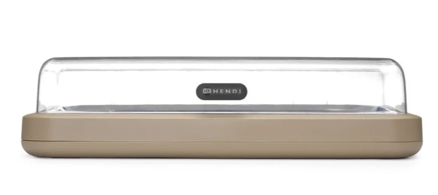 Kühldisplay UNIQ, HENDI, designed by Robert Bronwasser, GN 1/1, Beige, 593x389x(H)